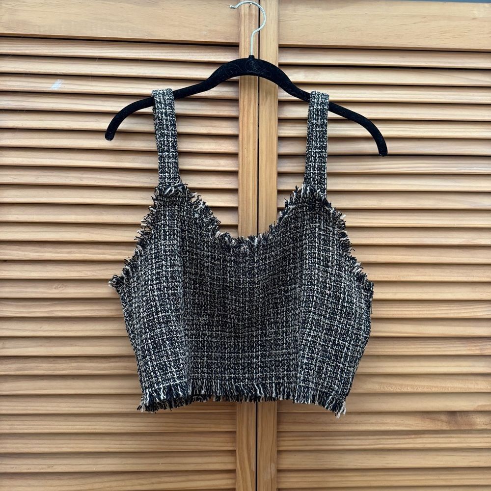 Anthropologie Crop Tank top size medium